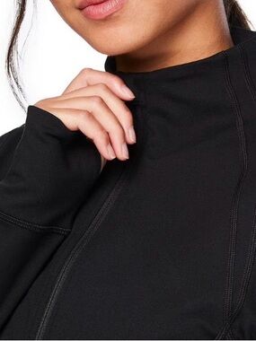 ARMY GREEN High-Neck Athletic Top